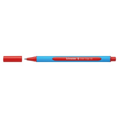 Golyóstoll 0,7mm, kupakos Schneider Slider Edge XB, írásszín piros