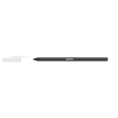 Golyóstoll 0,7mm, kupakos, Ico Signetta, írásszín fekete