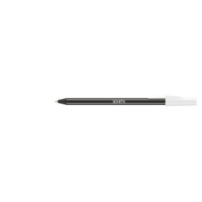 Golyóstoll 0,7mm, kupakos, Ico Signetta, írásszín fekete