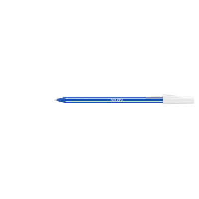 Golyóstoll 0,7mm, kupakos, Ico Signetta, írásszín kék