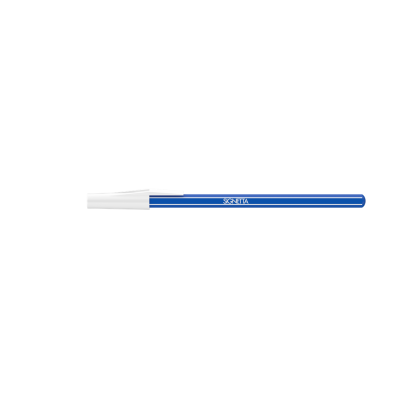 Golyóstoll 0,7mm, kupakos, Ico Signetta, írásszín kék