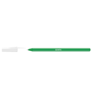 Golyóstoll 0,7mm, kupakos, Ico Signetta, írásszín zöld
