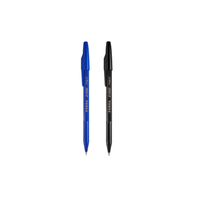 Golyóstoll 0,7mm, kupakos, kék  B1000 Zebra, írásszín kék