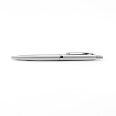 Golyóstoll 0,8mm, fém, rozsdamentes acél test, díszdobozban Bluering® Metal, írásszín kék