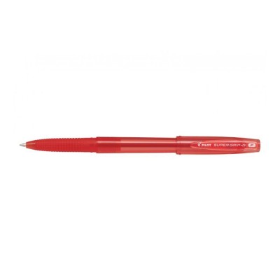 Golyóstoll 0,7 kupakos F Super Grip G Pilot, írásszín piros
