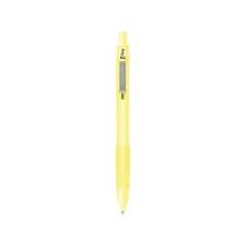 Golyóstoll 1 mm, sárga tolltest, Zebra Z-Grip Pastel, írásszín kék