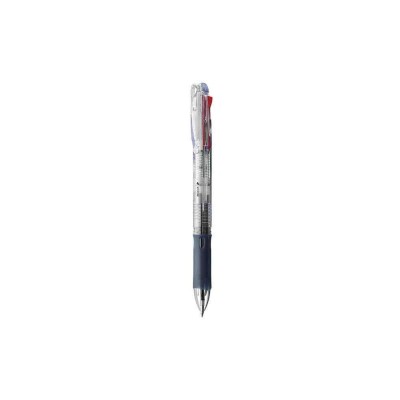 Golyóstoll átlátszó test, Zebra Clip on Slim 4C 4 színű