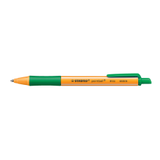Golyóstoll nyomógombos 0,5mm, Stabilo pointball 6030/36, írásszín zöld