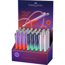 Golyóstoll POLY BALL Urban vegyes színátmenetes Faber-Castell 24 db/display