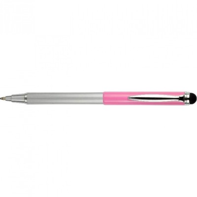 Golyóstoll metál rózsa test, Zebra Stylus Telescopic, írásszín kék