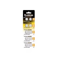 Gombelem LR44 1,5V alkáli gombelem Uniross