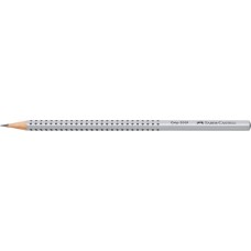 Grafitceruza 2H, háromszögletű GRIP 2001 Faber-Castell ezüst test