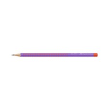 Grafitceruza B, háromszögletű GRIP 2001 Faber-Castell lila-piros test