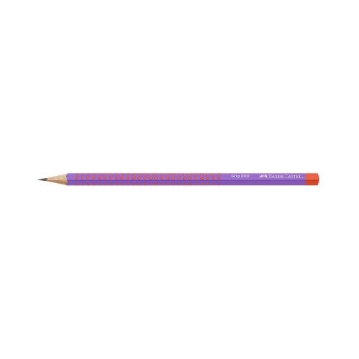 Grafitceruza B, háromszögletű GRIP 2001 Faber-Castell lila-piros test