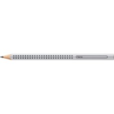 Grafitceruza B,háromszögletű GRIP Jumbo Faber-Castell ezüst test