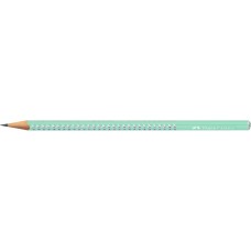 Grafitceruza B,háromszögletű SPARKLE Aurora Faber-Castell mentazöld test