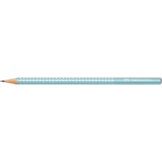 Grafitceruza B,háromszögletű SPARKLE metál Faber-Castell óceánkék test