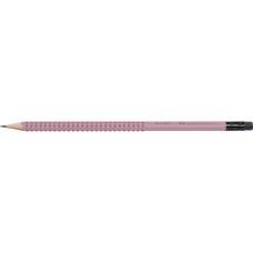 Grafitceruza B,radíros háromszögletű GRIP 2001 Faber-Castell rózsa test