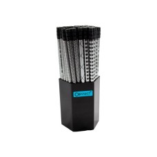 Grafitceruza HB, fekete-ezüst kerek test, radírral Connect 72 db/csomag