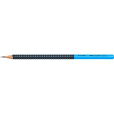 Grafitceruza HB,kéttónusú háromszögletű GRIP 2001 Faber-Castell fekete/kék test