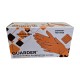 Gumikesztyű nitril púdermentes L 100 db/doboz Maxter/Guarder®Orange Diamond Prémium