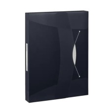 Gumis mappa A4, 40mm Jumbo PP Vivida Esselte fekete