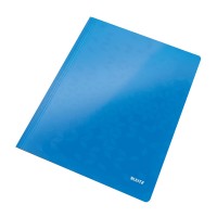 Gyorsfűző A4, laminált karton Leitz Wow, kék