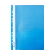 Gyorsfűző lefűzhető A4, PP 11 lyukkal Bluering® kék