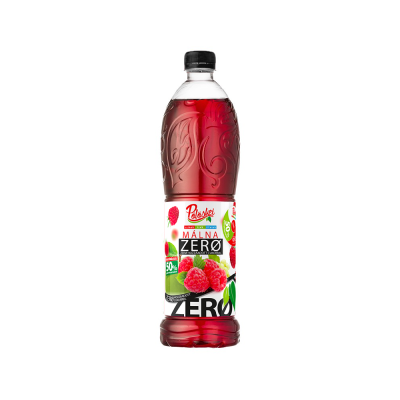 Gyümölcsszörp 1l, málna Zero Pölöskei DRS