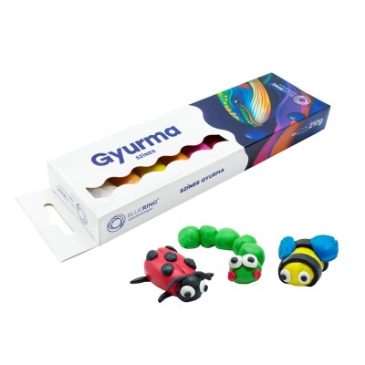 Gyurma színes, 210g. Bluering® 10 különböző szín Gyurma színes, 210g. Bluering® 10 különböző szín