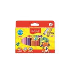 Gyurmakészlet 180 g 12 db/bliszter Keyroad vegyes színek