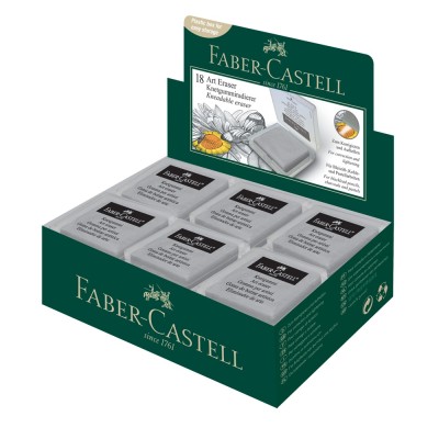 Gyurmaradír műanyag dobozban Faber-Castell szürke Gyurmaradír műanyag dobozban Faber-Castell szürke