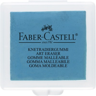 Gyurmaradír műanyag dobozban vegyes színben Faber-Castell sárga,piros,kék