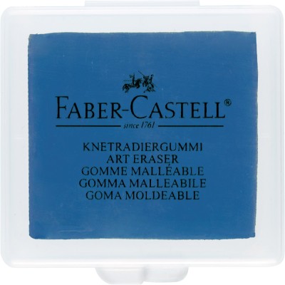 Gyurmaradír műanyag dobozban vegyes színben Faber-Castell türkiz,kék,szeder
