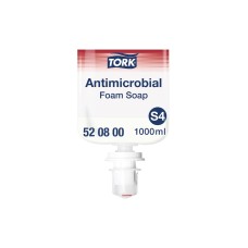 Habszappan utántöltő 1 liter fertőtlenítő Premium S4 Tork_520800 piros
