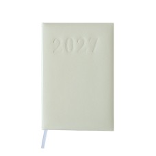 Határidőnapló agenda Standard A/5, napi, fehér lapokkal (bézs) 2027. Bluering®