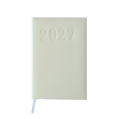 Határidőnapló agenda Standard A/5, napi, fehér lapokkal (bézs) 2027. Bluering®