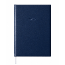 Határidőnapló agenda Standard B/5, heti fehér lapokkal kék Bluering® 2027.
