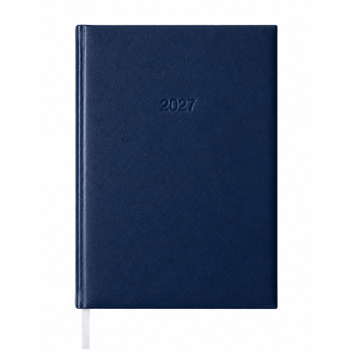 Határidőnapló agenda Standard B/5, napi fehér lapokkal kék Bluering® 2027.