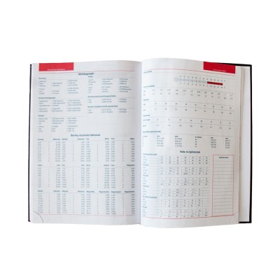 Határidőnapló agenda Standard B/5, napi fehér lapokkal zöld Bluering® 2027. Határidőnapló agenda Standard B/5, napi fehér lapokkal zöld Bluering® 2027.