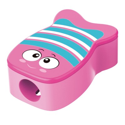 Hegyező 1 lyukú 72 db/display Keyroad Funnyfish vegyes színek Hegyező 1 lyukú 72 db/display Keyroad Funnyfish vegyes színek