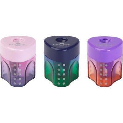 Hegyező GRIP mini tartályos Faber-Castell vegyes színátmenetes színben égkék-rózsa, türkiz-kék