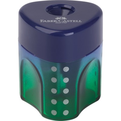 Hegyező GRIP mini tartályos Faber-Castell vegyes színátmenetes színben égkék-rózsa, türkiz-kék