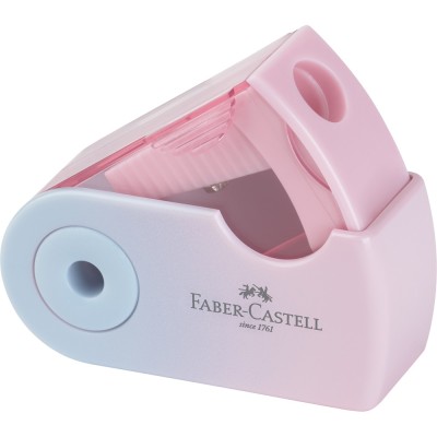 Hegyező mini tartályos SLEEVE színátmenetes színben Faber-Castell égkék-rózsa