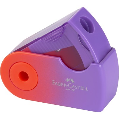 Hegyező mini tartályos SLEEVE színátmenetes színben Faber-Castell égkék-rózsa