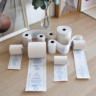 Hőpapír 37 mm széles, 30fm hosszú, cséve 12mm, 10 tekercs/csomag,  ( 37/50 ) BPA mentes Bluering®