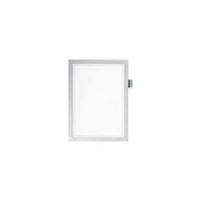 Infókeret A4, öntapadó hátlap, mágneses záródás Duraframe® Note ezüst Infókeret A4, öntapadó hátlap, mágneses záródás Duraframe® Note ezüst