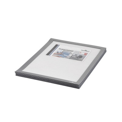 Infókeret A4, XXL csomag, 10 db/doboz, Durable Duraframe® ezüst Infókeret A4, XXL csomag, 10 db/doboz, Durable Duraframe® ezüst
