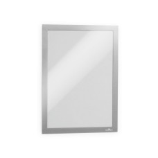 Infókeret A4, XXL csomag, 10 db/doboz, Durable Duraframe® ezüst