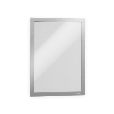 Infókeret A4, XXL csomag, 10 db/doboz, Durable Duraframe® ezüst